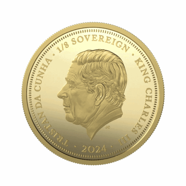 The 2024 Centenary of Flying Scotsman 4472 Gold One Eighth Sovereign - Image 2