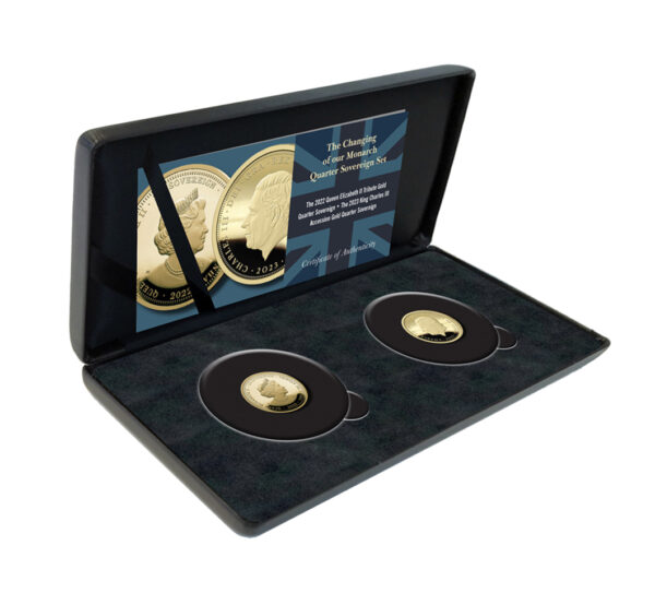 The Changing of Our Monarchs Quarter Two Coin Set