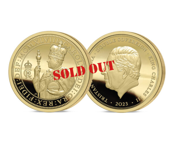 The 2023 King Charles III 75th Birthday Gold Double Sovereign