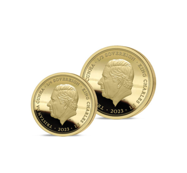 The 2023 King Charles III 75th Birthday Gold Fractional Infill Sovereign Set - Image 2