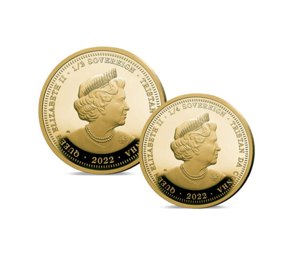 The 2022 Queen Elizabeth II Tribute Gold Fractional Infill Sovereign Set - Image 2