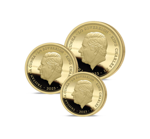 The 2023 King Charles III 75th Birthday Gold Fractional Sovereign Set - Image 2