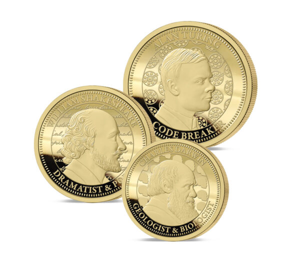 The 2025 Earl’s Inspiring Britons Gold Prestige Infill Sovereign Set