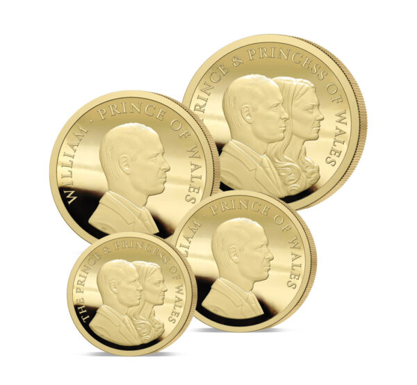 The 2023 Prince and Princess of Wales Gold Prestige Sovereign Set