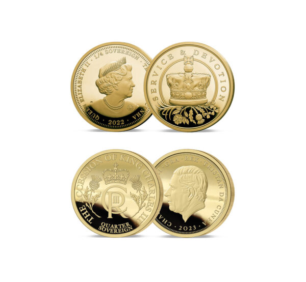 The Changing of Our Monarchs Quarter Two Coin Set - Image 3